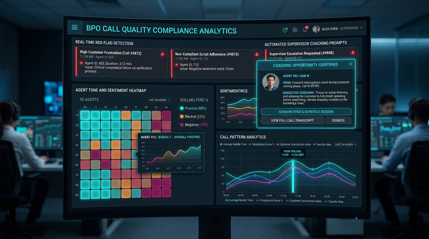 Navikzaa Automated Post-Call Analytics Interface