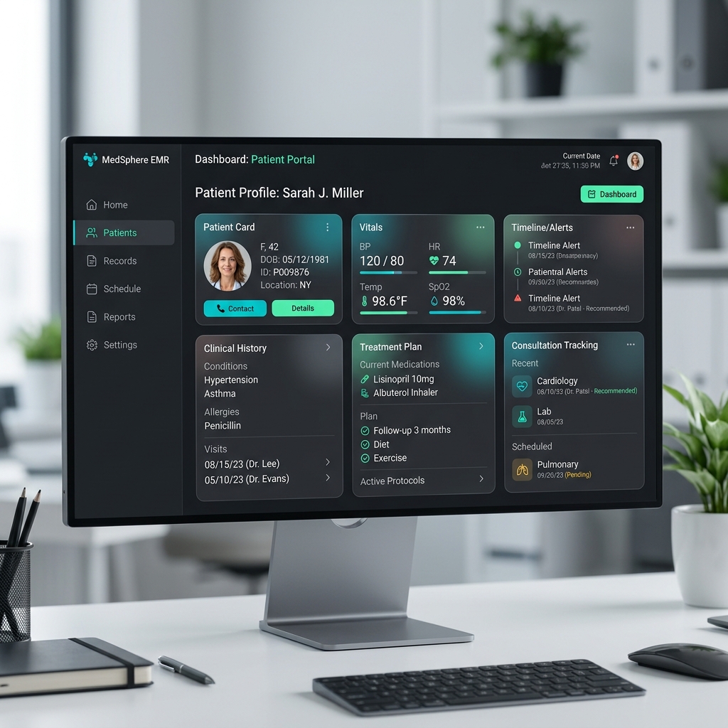 Navikzaa Clinic EMR Dashboard